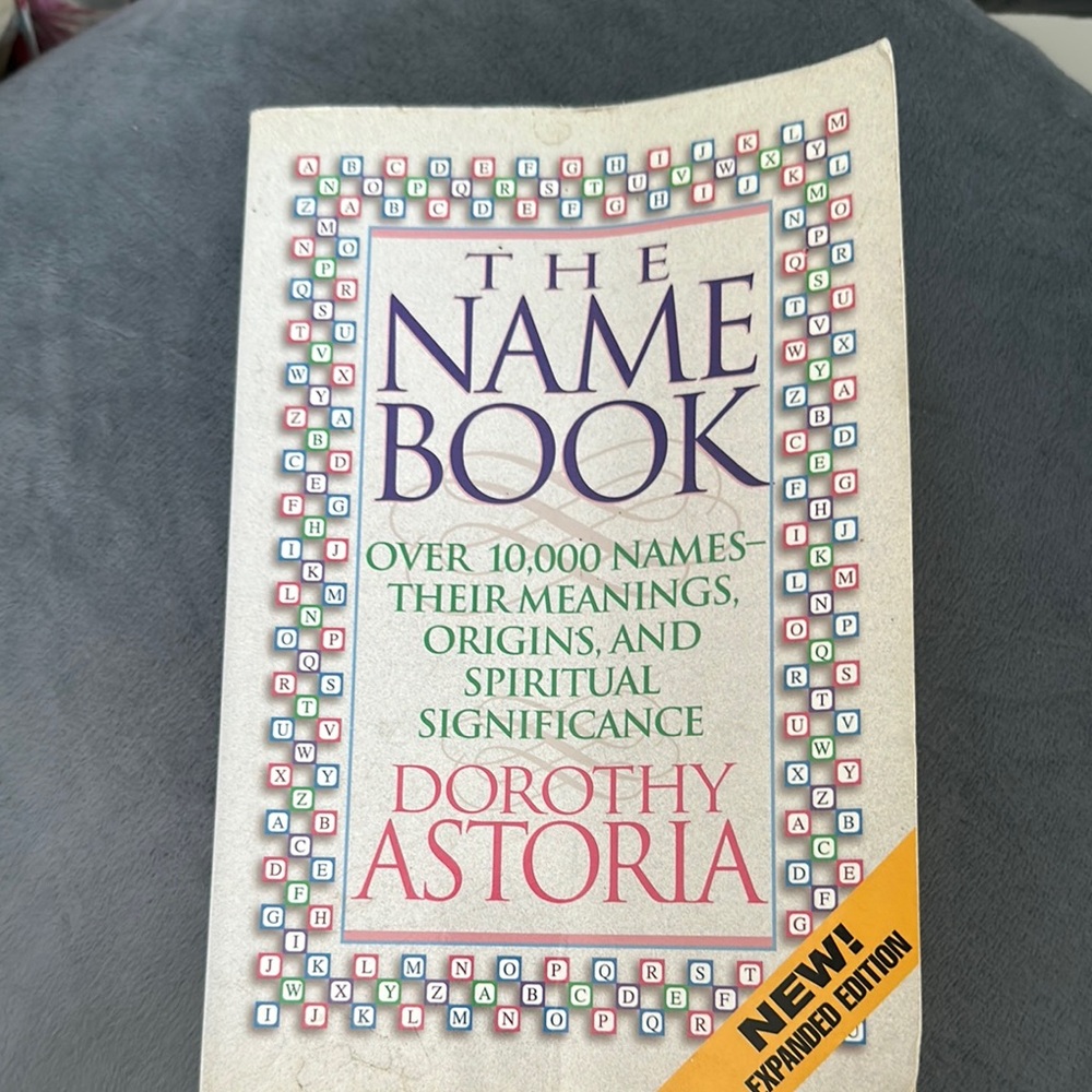 The Name Book by Dorothy Astoria